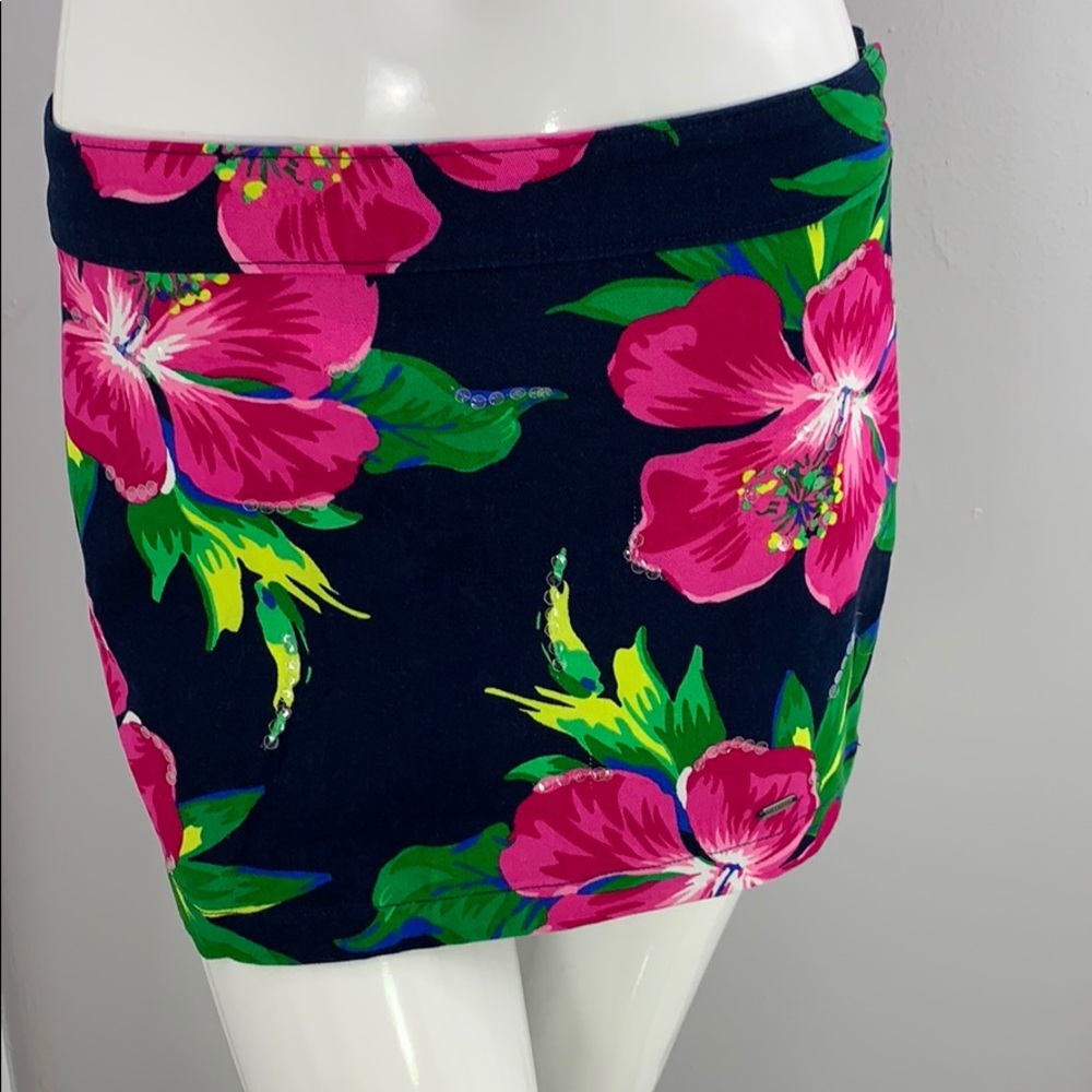 Hollister Floral Mini Skirt